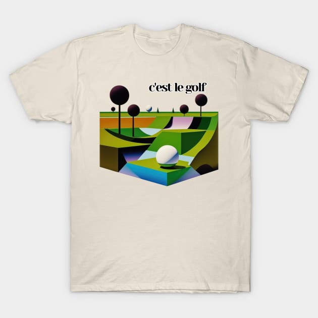 c'est le golf T-Shirt by mycomputer2000